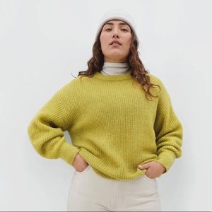 Everlane Oversized Alpaca Sweater in Pepper